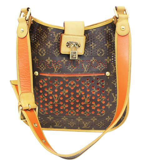 louis vuitton bag orange|louis vuitton large monogram.